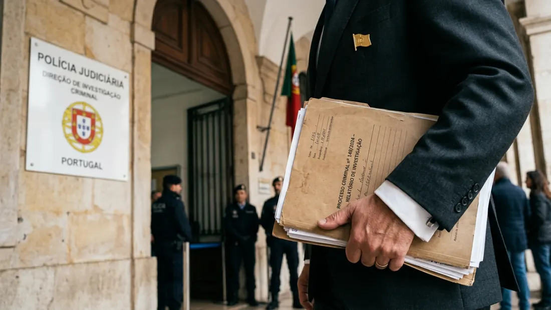 Entrada da Polícia Judiciária